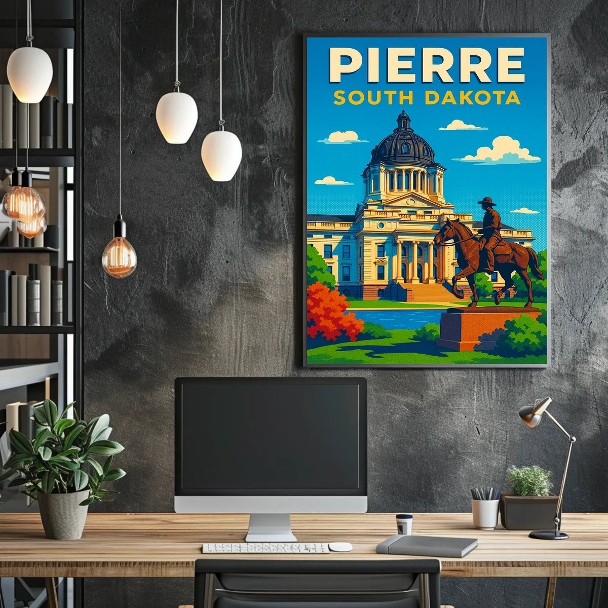 Pierre, South Dakota Poster