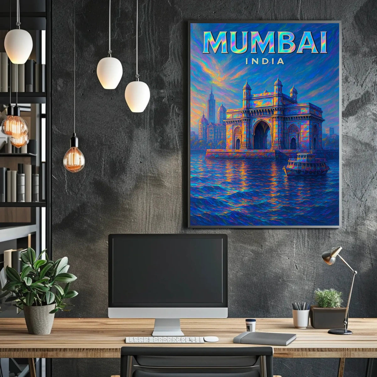 MumbaiS Iconic Gateway Poster