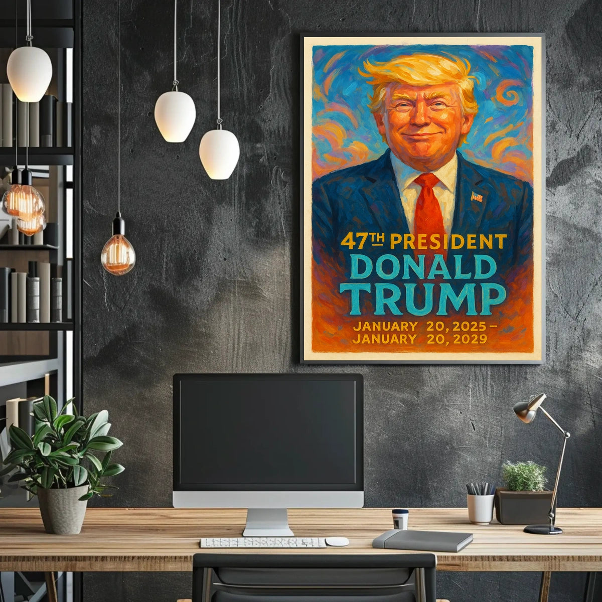 Trump Vision Triumph Patriotic Pop Art Poster