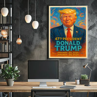 Trump Vision Triumph Patriotic Pop Art Poster