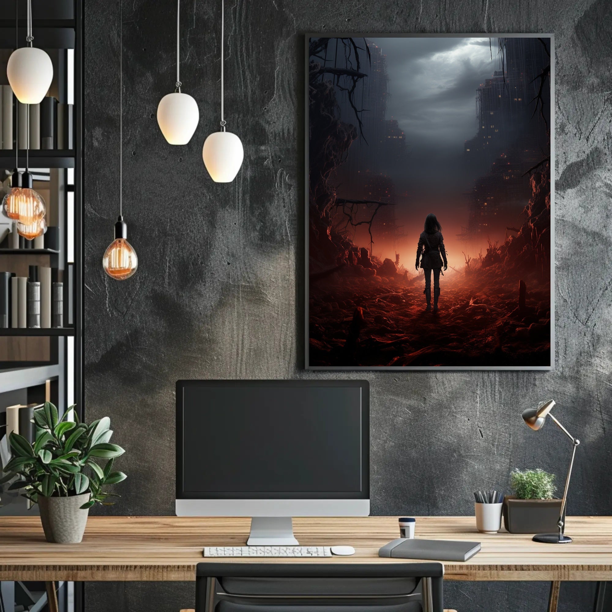 Journey Through The Ruins Poster