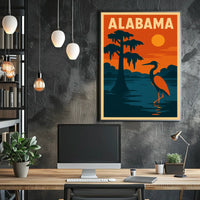 Alabama Wildlife Poster