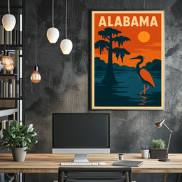 Alabama Wildlife Poster