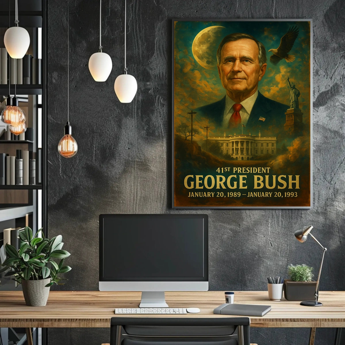 George Bush 41St President Poster