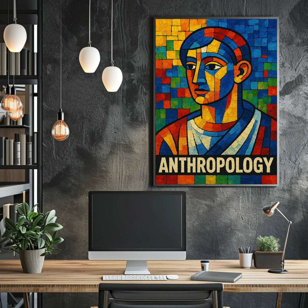 Anthropology Mosaic Poster