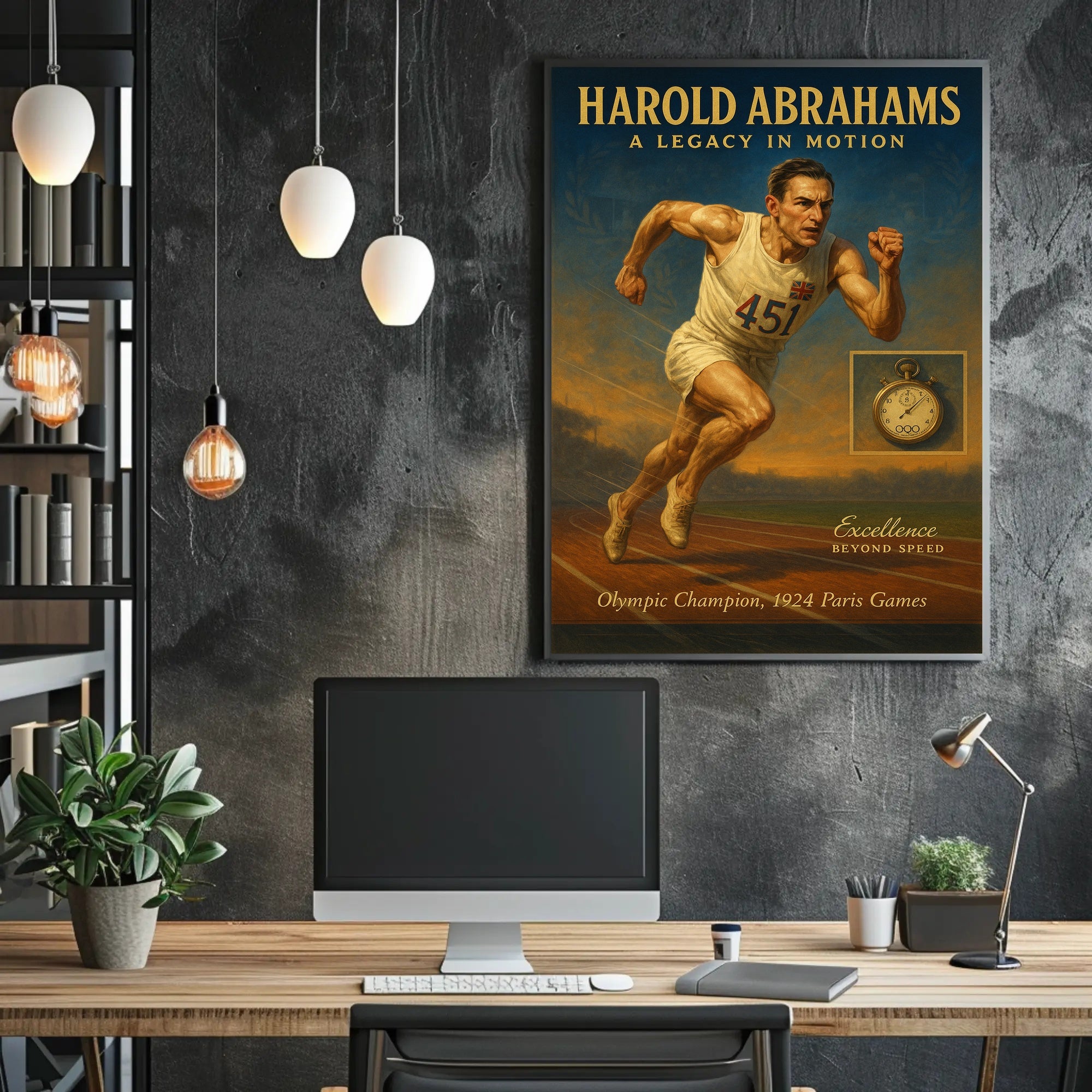 Harold Abrahams A Legacy In Motion Poster