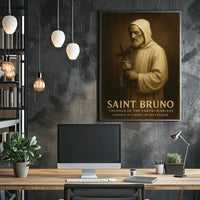 Saint Bruno Founder Of The Carthusians Poster