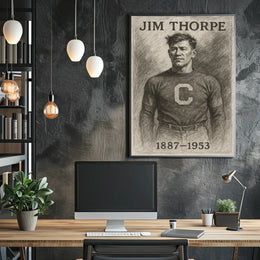 Jim Thorpe A Legendary Athlete Poster