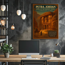 Petra, Jordan Jewel of the Ancient World Poster