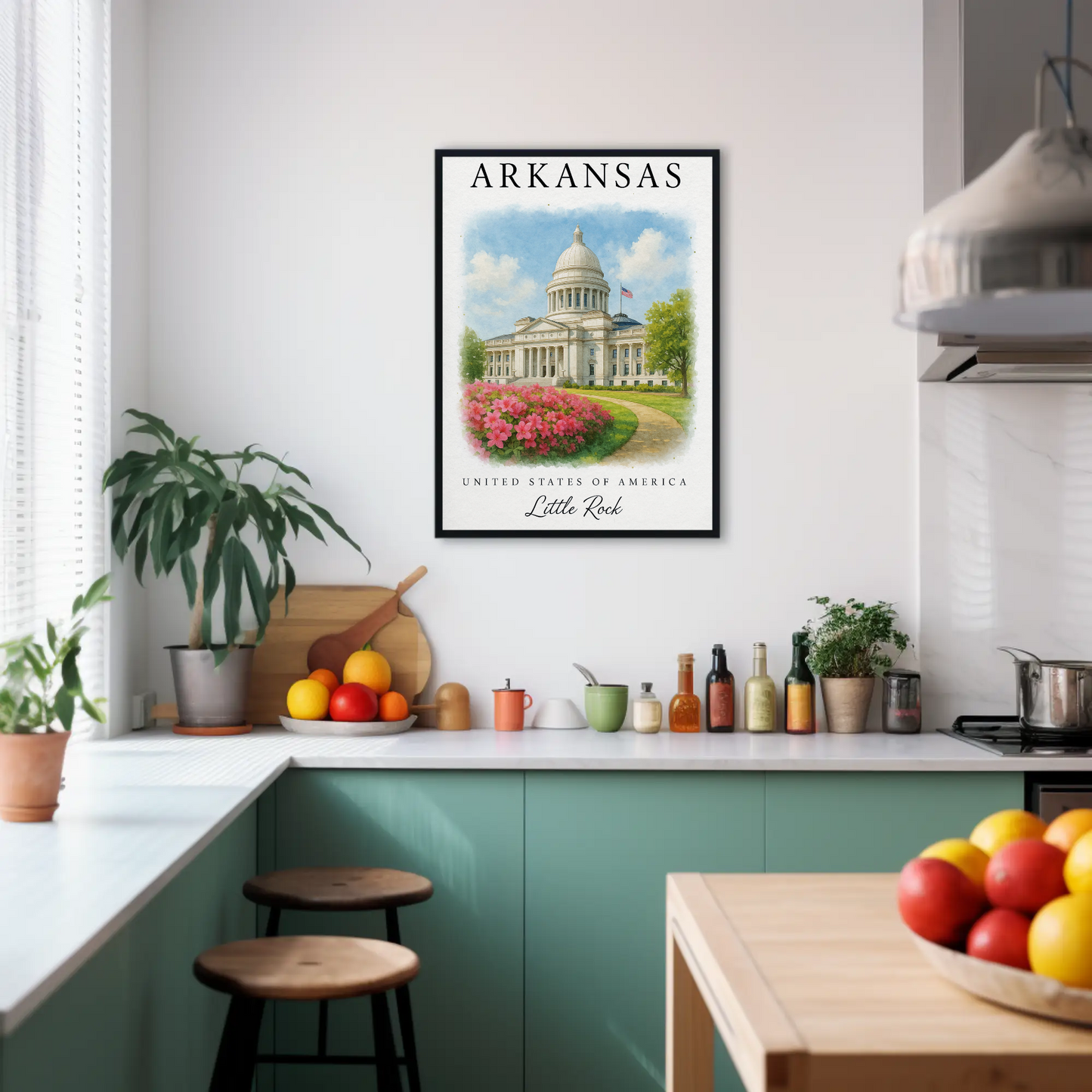 Arkansas, Little Rock Signature Series Vintage Travel Poster