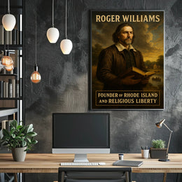 Roger Williams Founder Of Rhode Island Poster