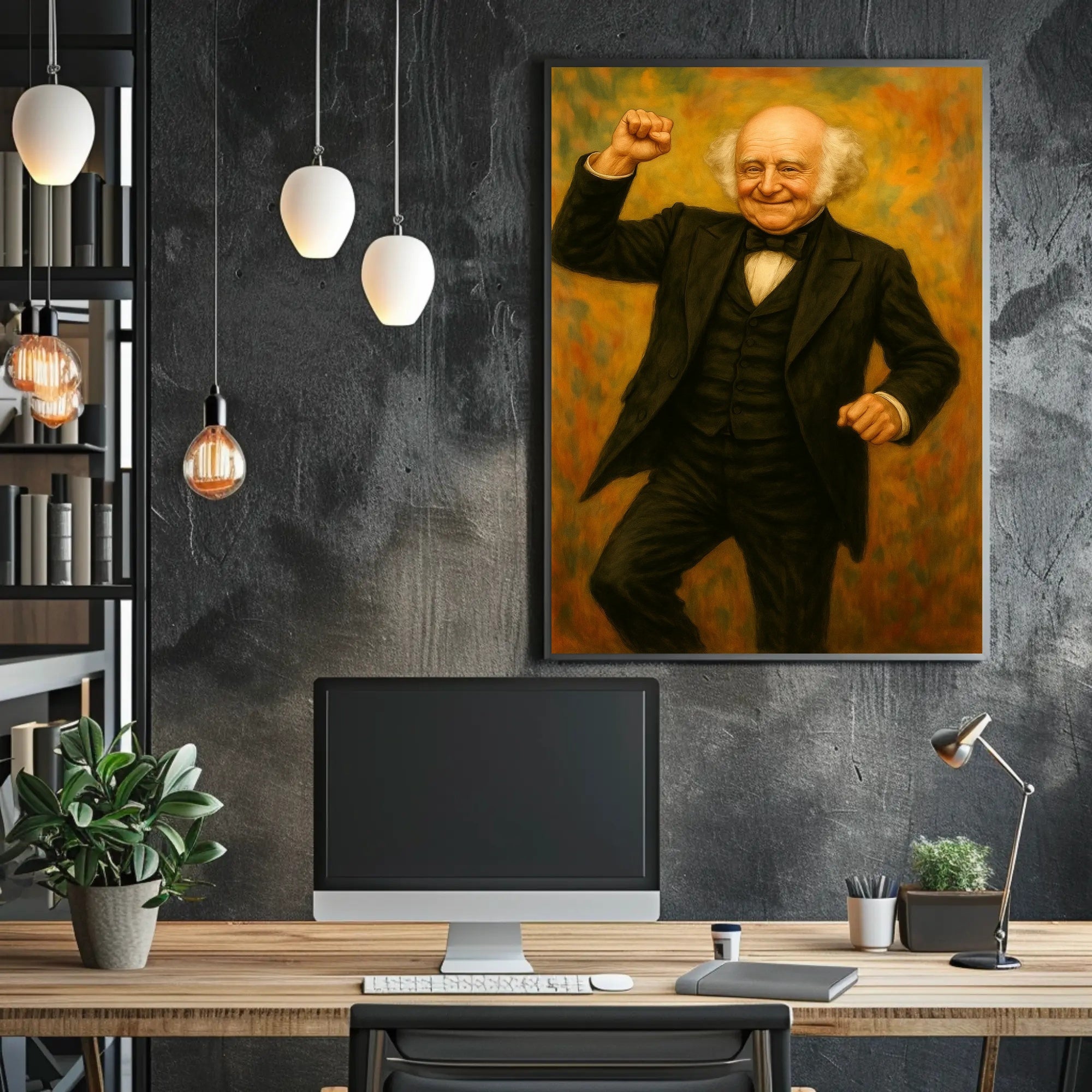 President Martin Van Buren Fist Pump Poster