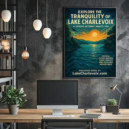 Explore The Tranquility Of Lake Poster