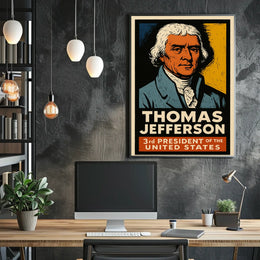 Thomas Jefferson 3rd President Poster