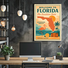 Welcome to Florida Adventure Awaits Poster