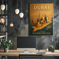 Dubai's Architectural Harmony: Urban or Cityscape Poster