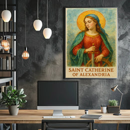 Saint Catherine of Alexandria Poster