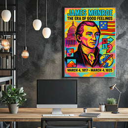 James Monroe The Era of Good Feelings Poster PosterGoat