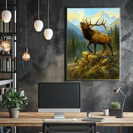 Majestic Wilderness Encounter Poster PosterGoat