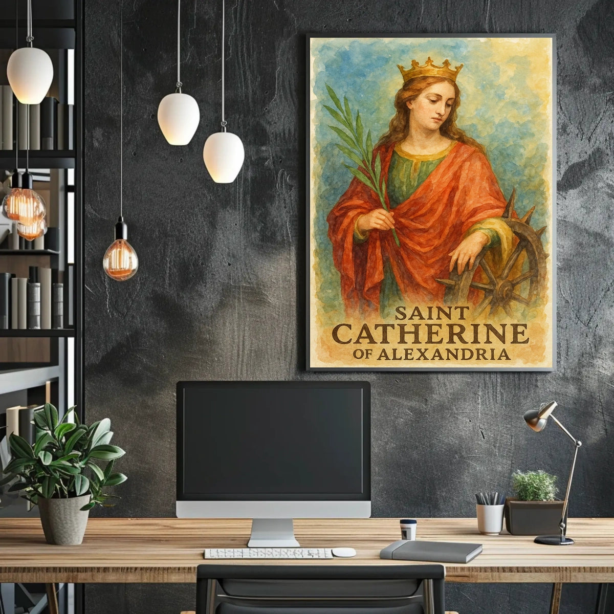 Saint Catherine of Alexandria Poster