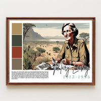 Mary Leakey: Pioneer in Paleoanthropology Poster