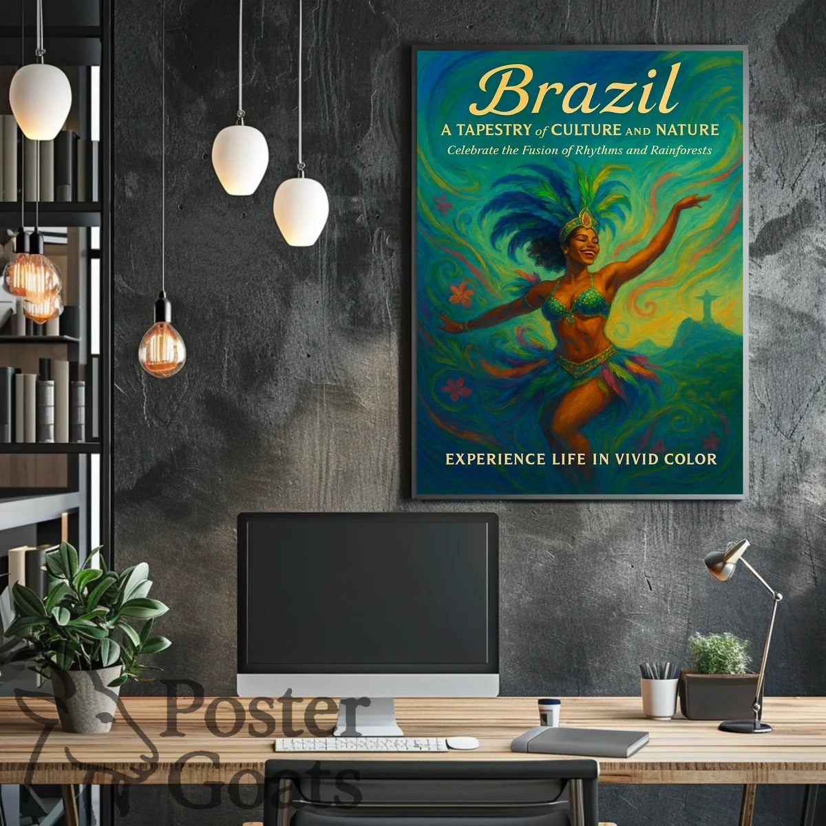 Brazilian Carnival Celebration Vibrant Cultural or Heritage Poster