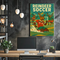 Reindeer Soccer Extravaganza Poster