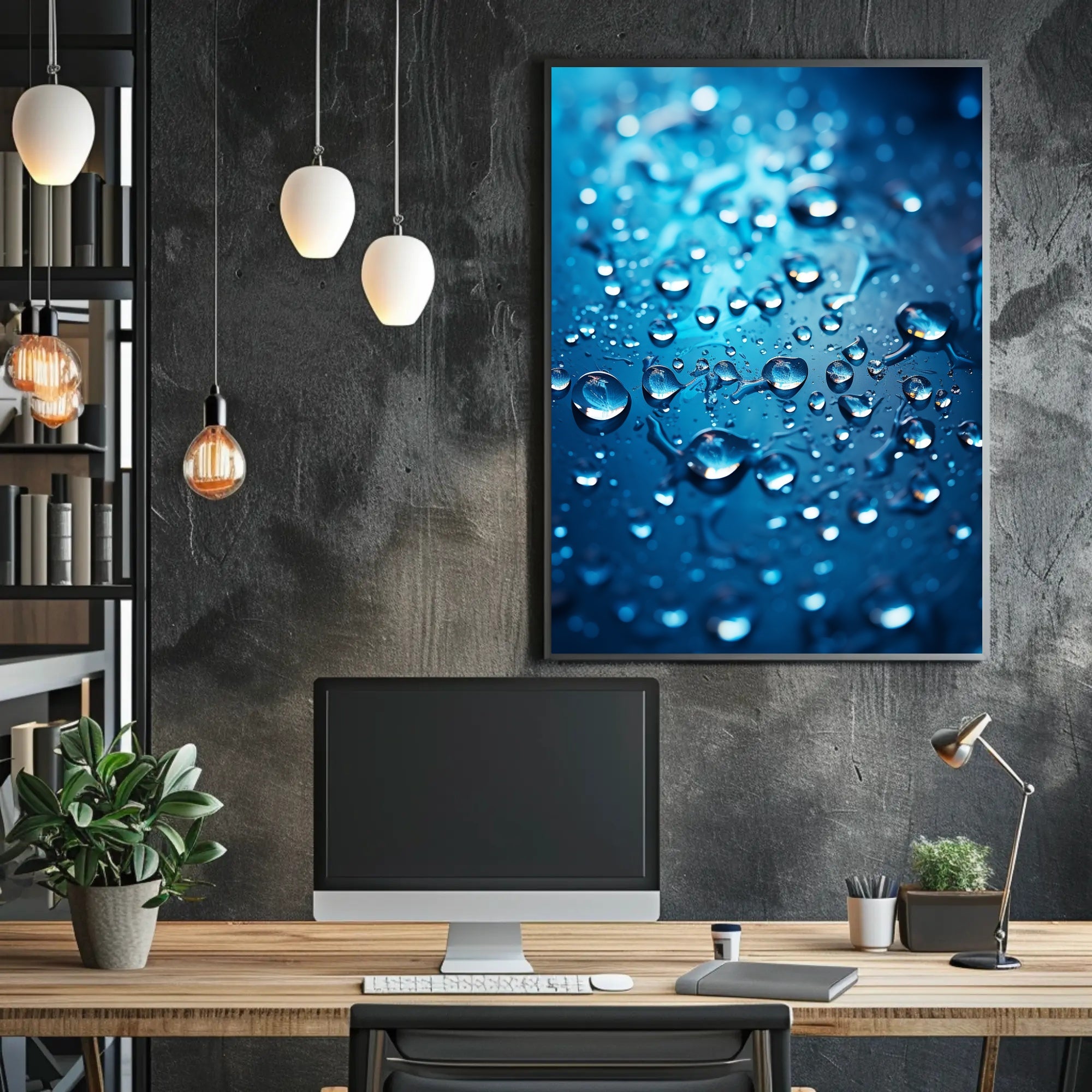 Serenity In Droplets Poster
