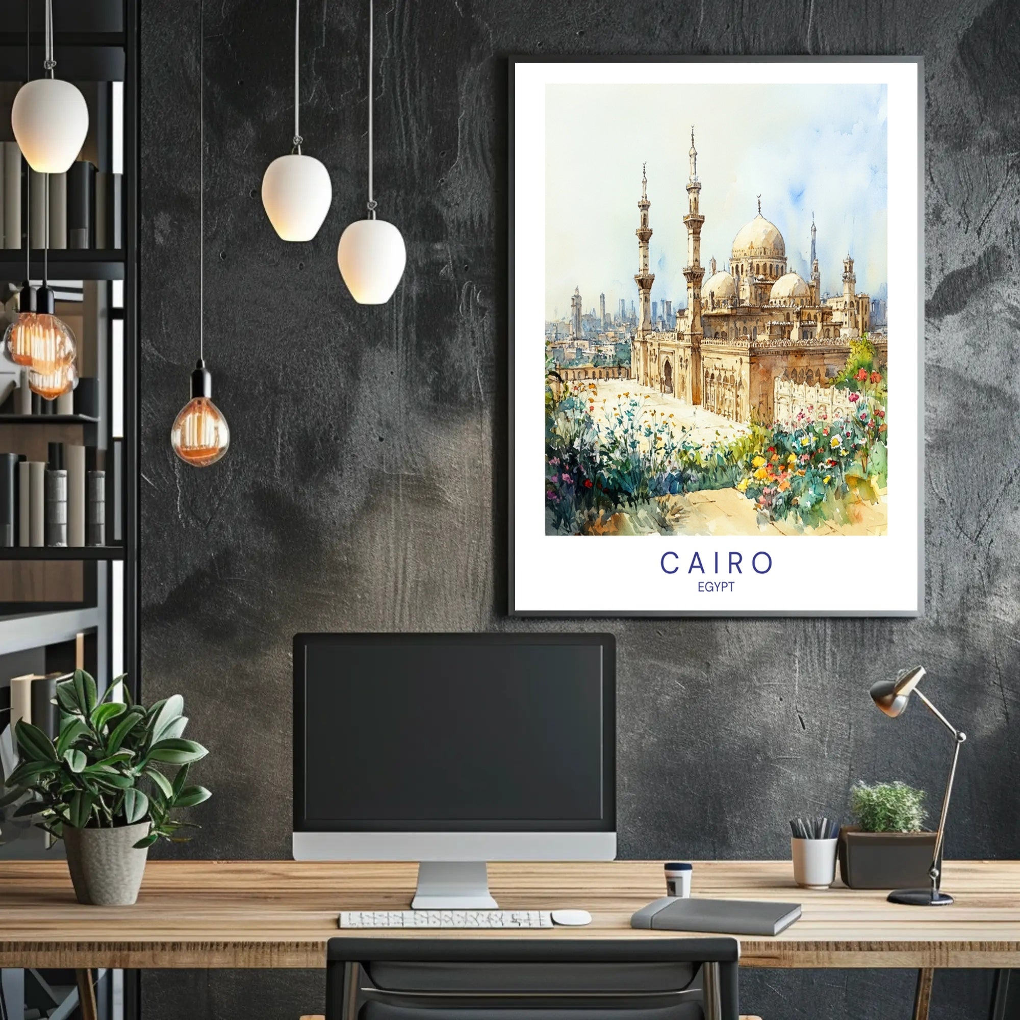 Cairo's Architectural Splendor Poster PosterGoat