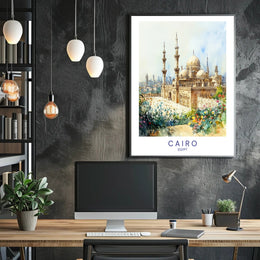 Cairo's Architectural Splendor Poster PosterGoat