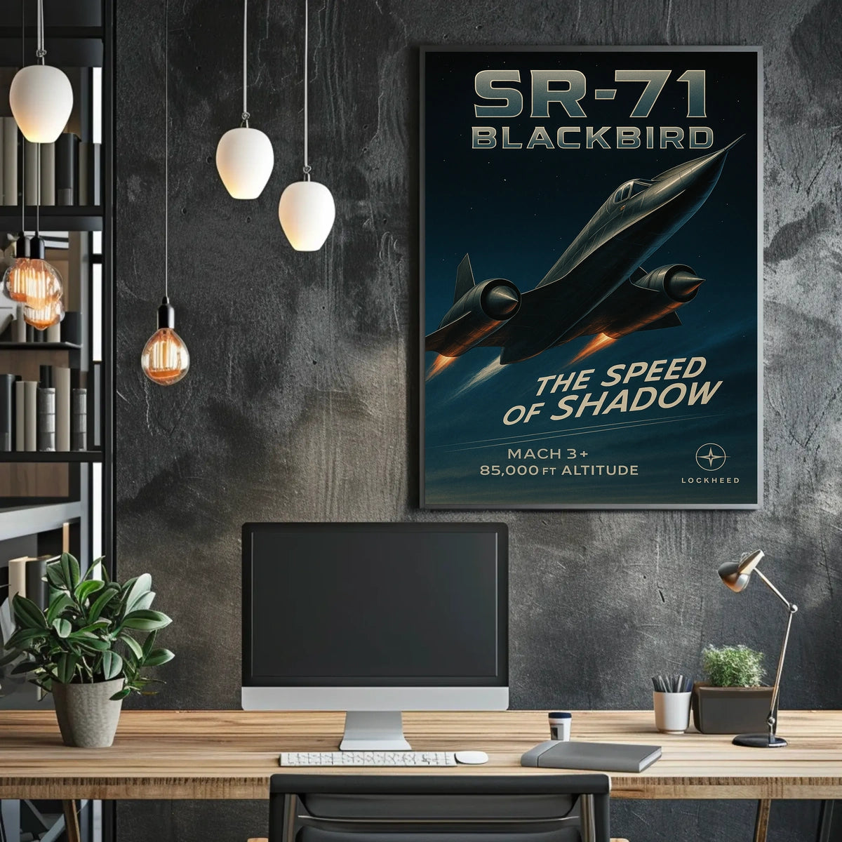 SR-71 Blackbird The Speed of Shadow Poster