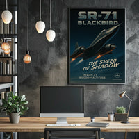 SR-71 Blackbird The Speed of Shadow Poster