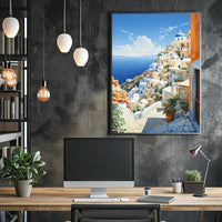 Scenic Santorini Poster