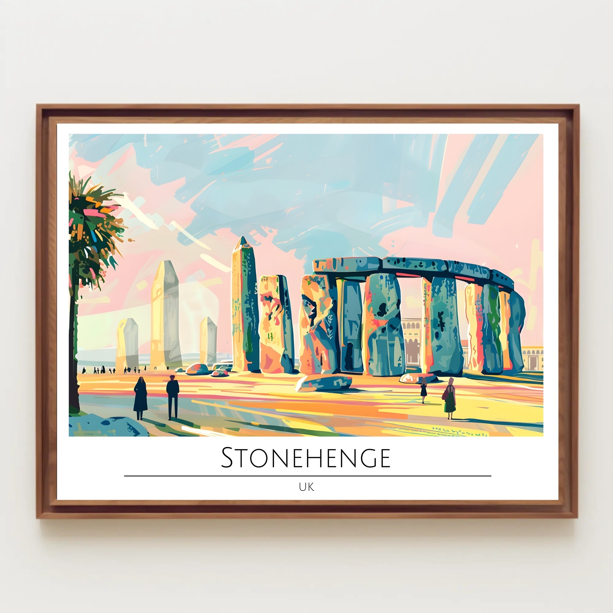 Stonehenge Illustration Poster PosterGoat