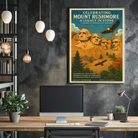 Celebrating Mount Rushmore Poster
