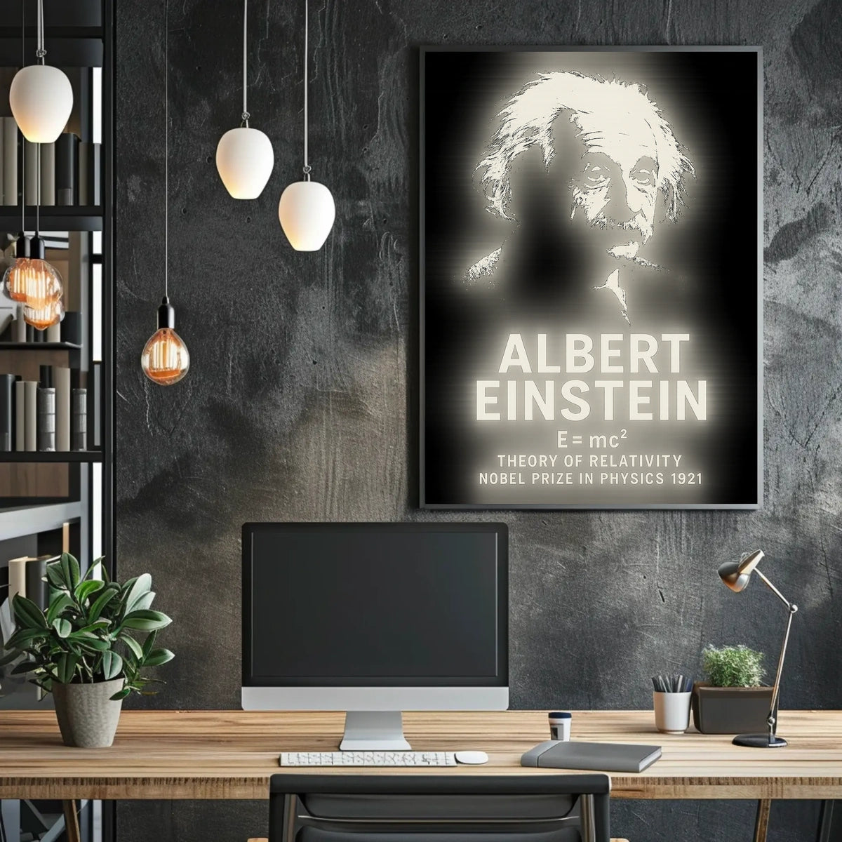 Albert Einstein Theory Of Relativity Poster