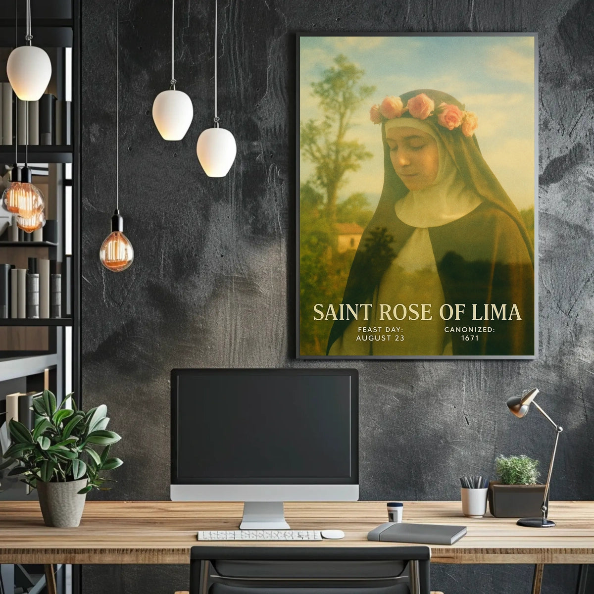 Saint Rose Of Lima Poster