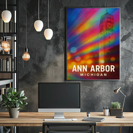 Ann Arbor, Michigan Poster