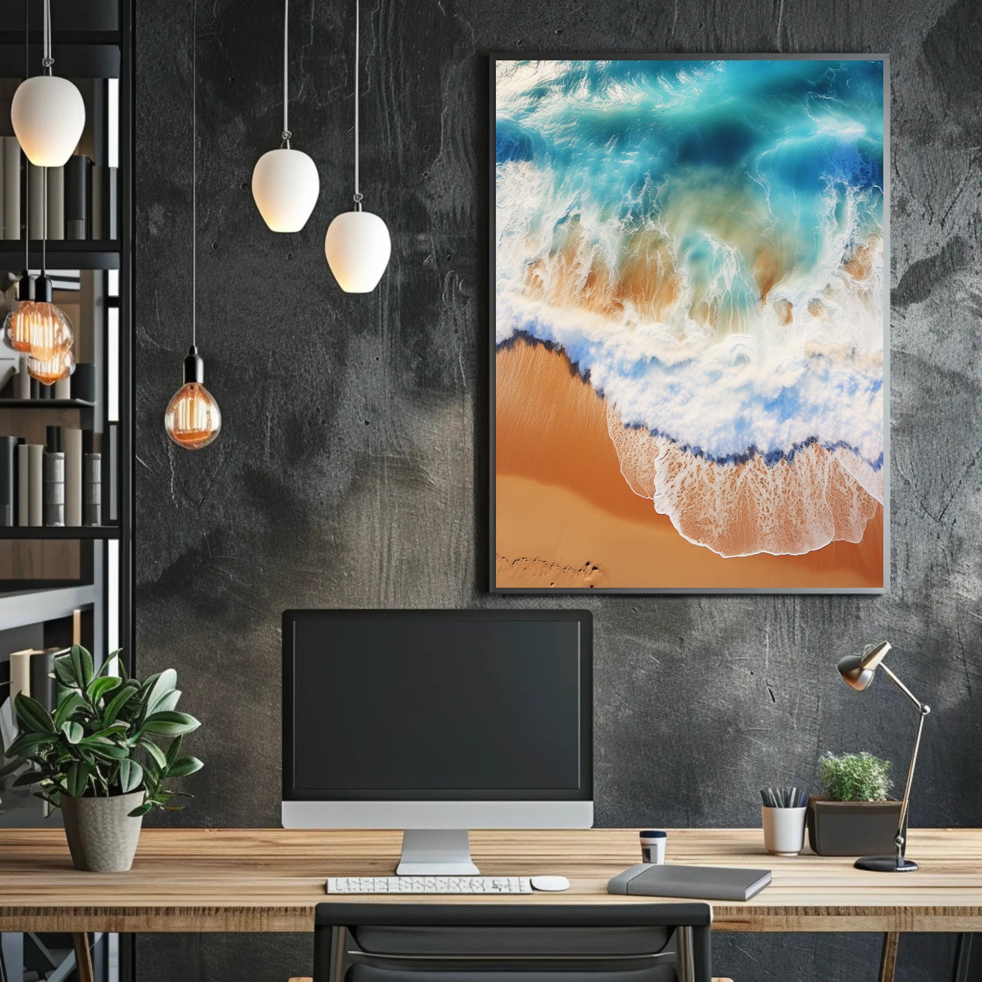 Ocean Waves Poster