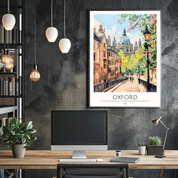 Scenic View of Oxford Poster PosterGoat