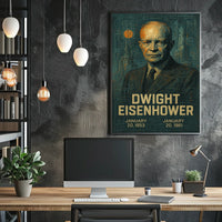 Eisenhower Legacy Abstract Art Historical or Presidential Poster