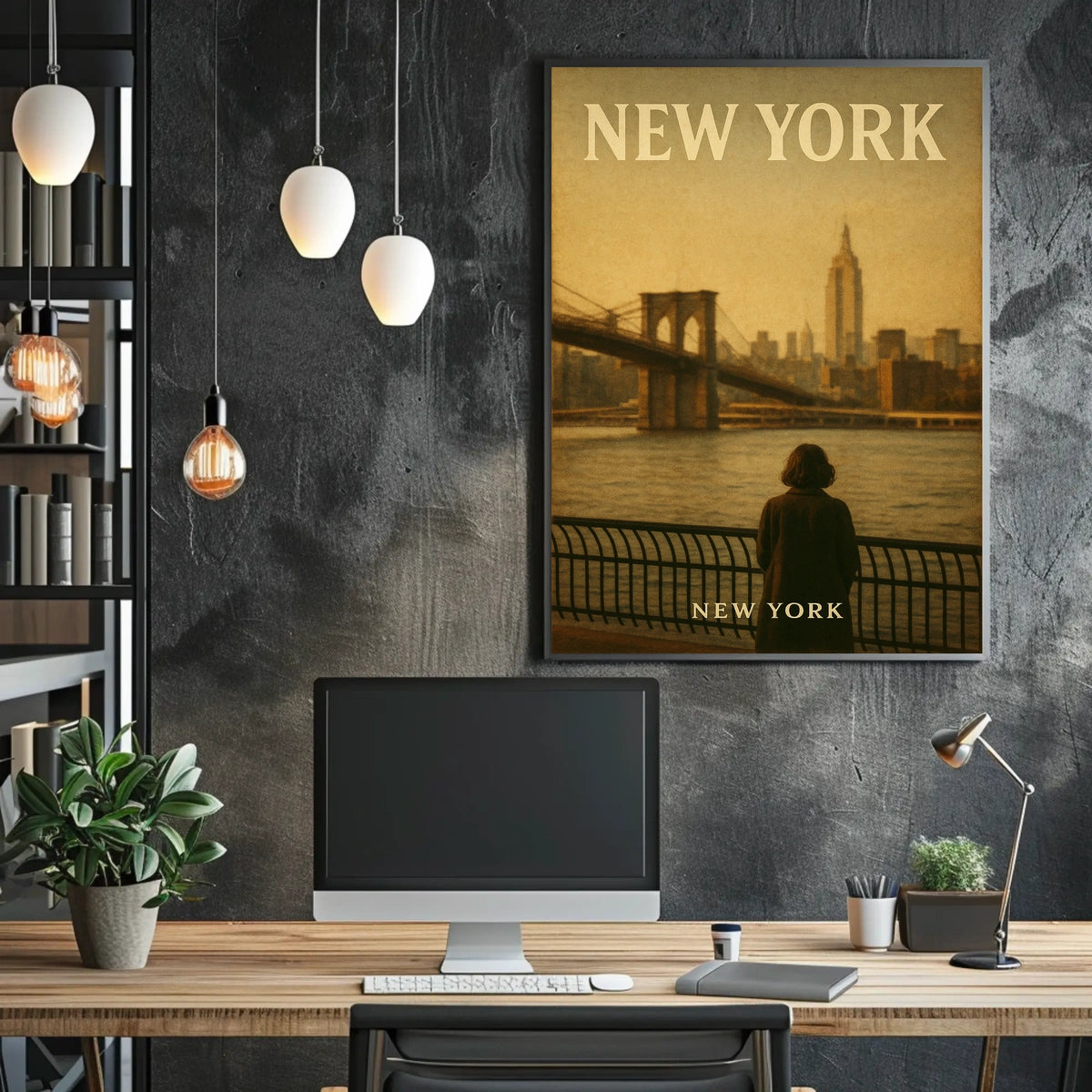 New York Cityscape Poster