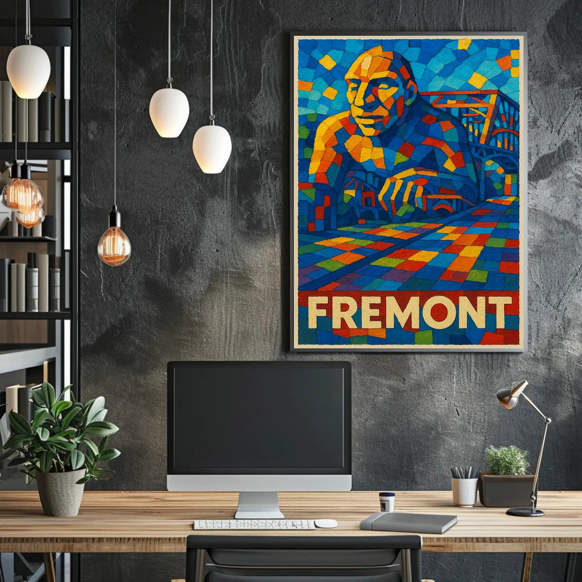 Fremont Mosaic Art Poster