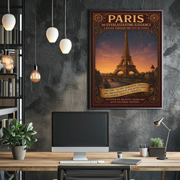 Paris The Everlasting Elegance Poster