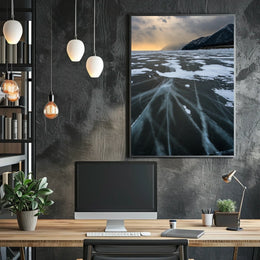 Winter Wonderland in Snowy Serenity - National Park Poster