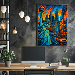 New York City Vibes Poster Wall Art Print NYC Decor