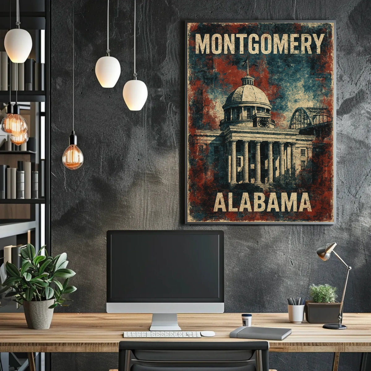 Montgomery, Alabama Poster