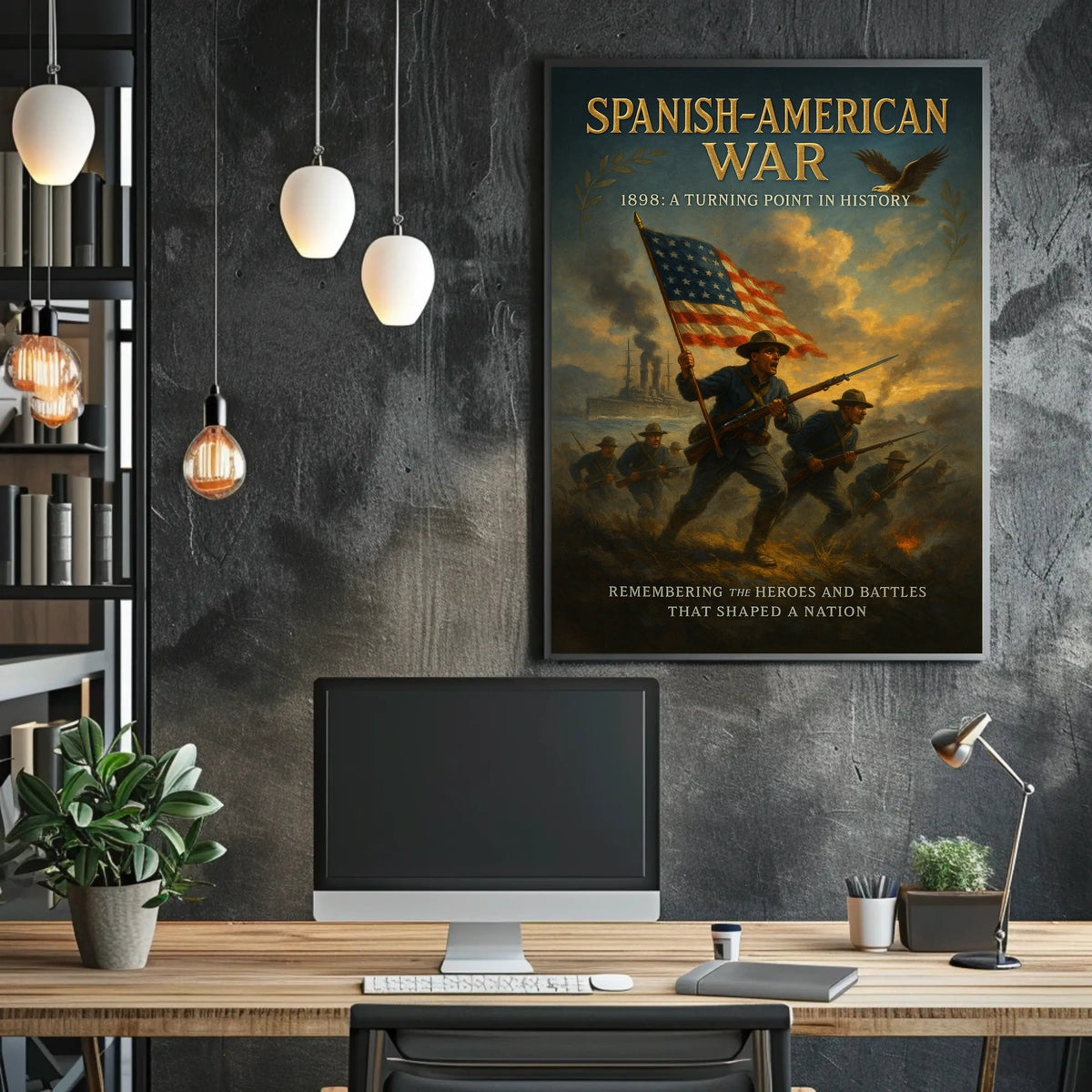 Spanish-American War 1898 Poster