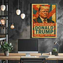 Trump Strength Patriotic Vintage Ads Poster