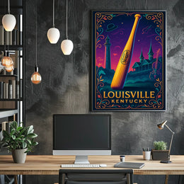 Louisville Slugger A Tribute to Kentucky Poster